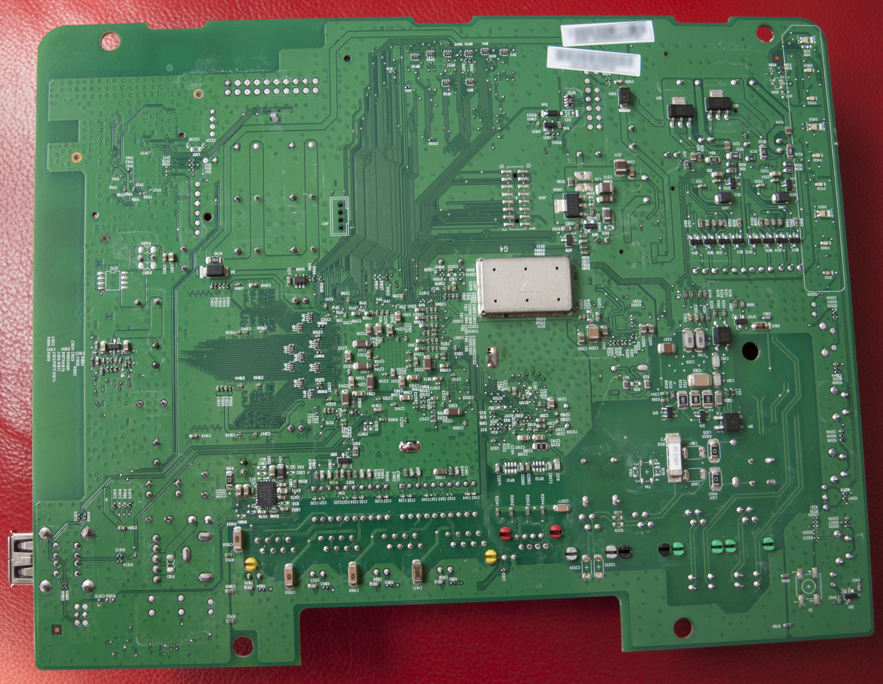 Back of the TG789vn board